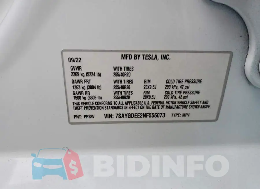 7SAYGDEE2NF556073 Photo# 12