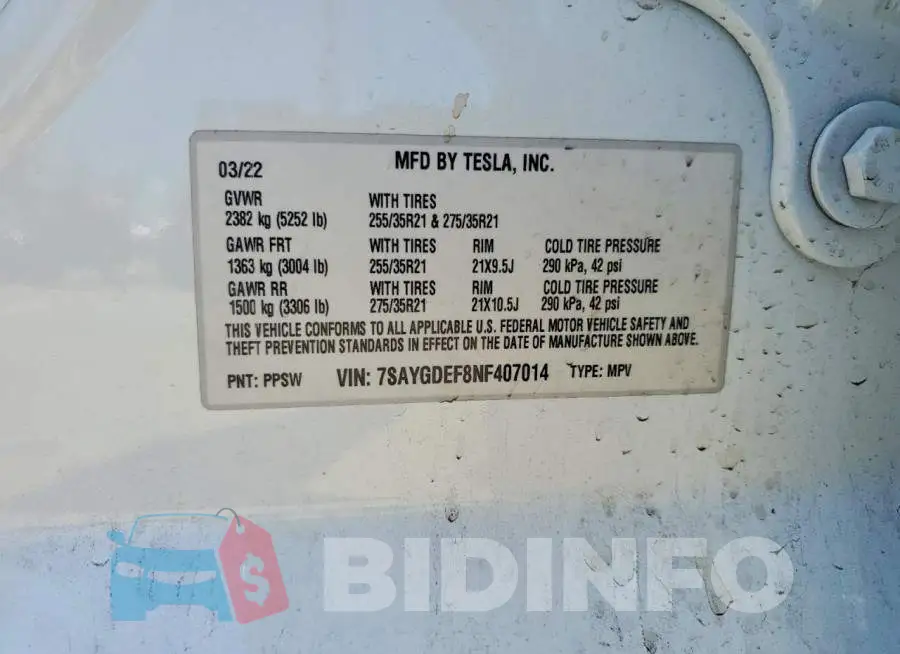 7SAYGDEF8NF407014 Photo# 12