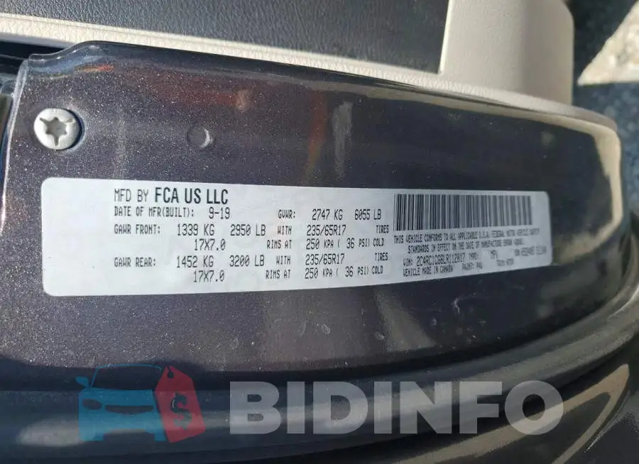 2C4RC1CG6LR112017 Photo# 13