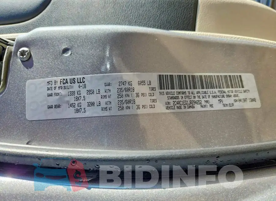 2C4RC1EG1JR294252 Photo# 14