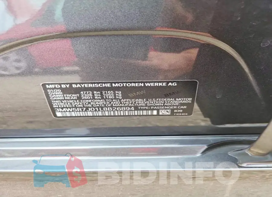 3MW5R7J01L8B26894 Photo# 12