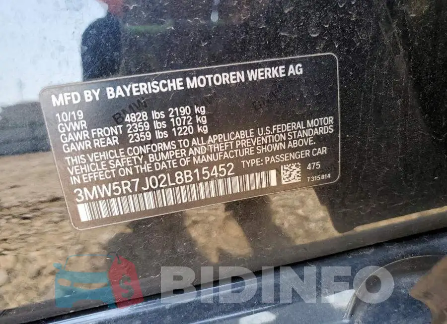 3MW5R7J02L8B15452 Photo# 12