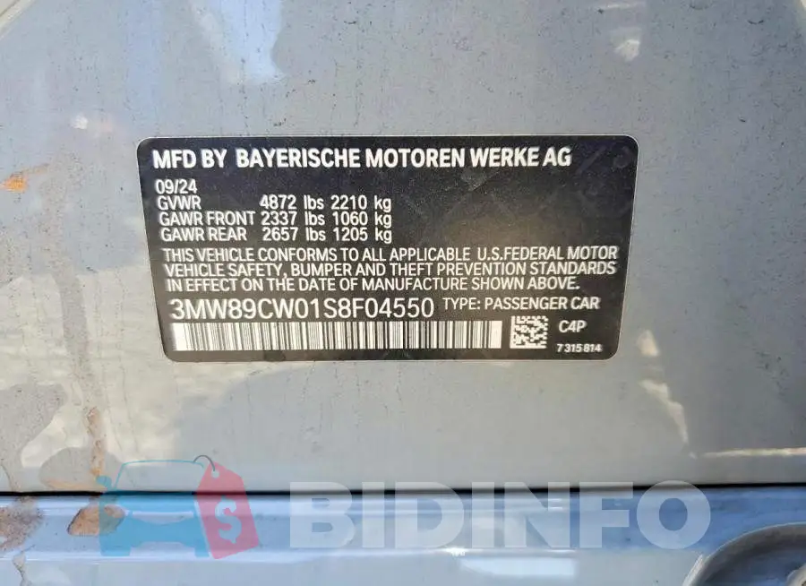 3MW89CW01S8F04550 Photo# 12