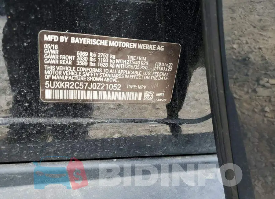 5UXKR2C57J0Z21052 Photo# 14