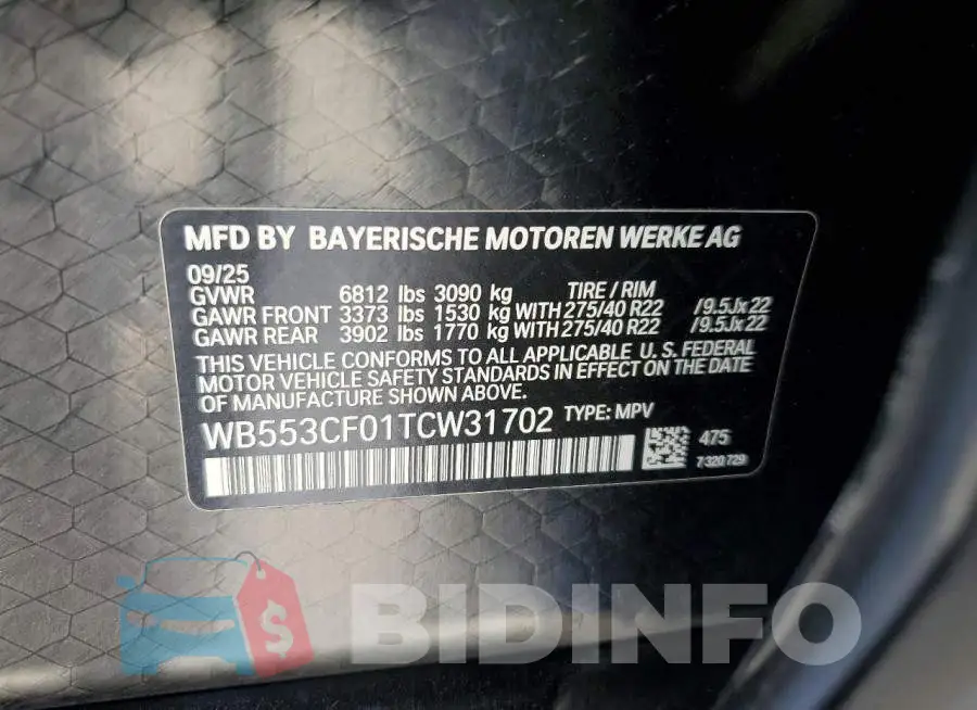 WB553CF01TCW31702 Photo# 13