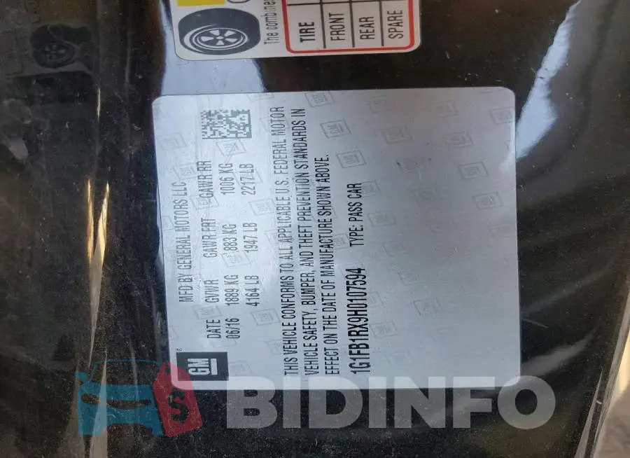 1G1FB1RX9H0107594 Photo# 12
