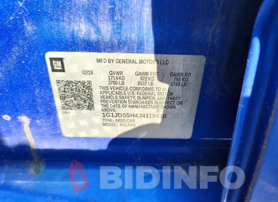 1G1JD5SH4J4119410 Photo# 12