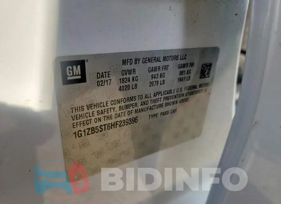 1G1ZB5ST6HF239396 Photo# 12