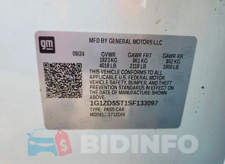1G1ZD5ST1SF133097 Photo# 12
