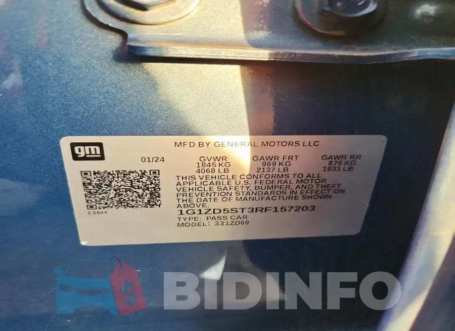 1G1ZD5ST3RF157203 Photo# 12