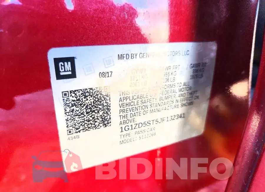 1G1ZD5ST5JF132341 Photo# 12