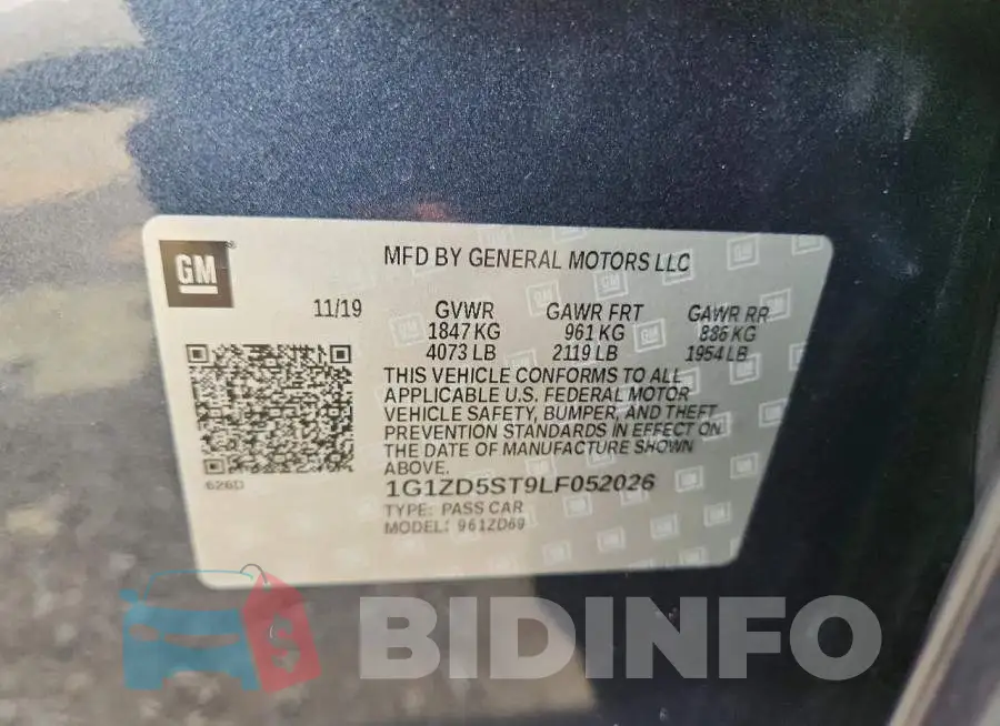 1G1ZD5ST9LF052026 Photo# 12
