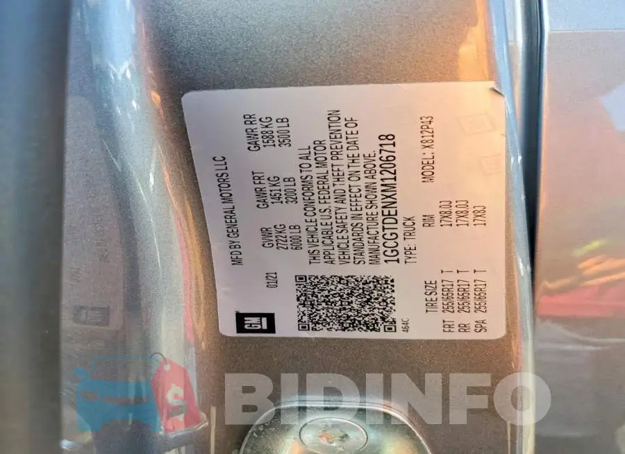 1GCGTDENXM1206718 Photo# 12