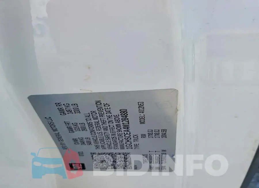 1GCHSCEA4M1284880 Photo# 12
