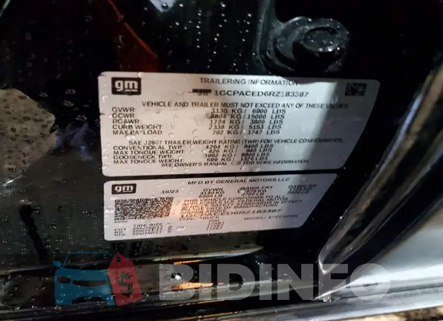 1GCPACED6RZ183387 Photo# 12