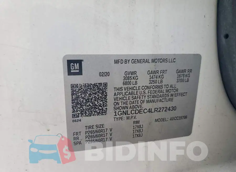 1GNLCDEC4LR272430 Photo# 13