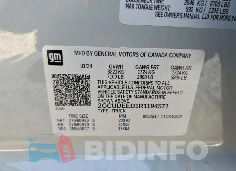 2GCUDEED1R1194571 Photo# 12