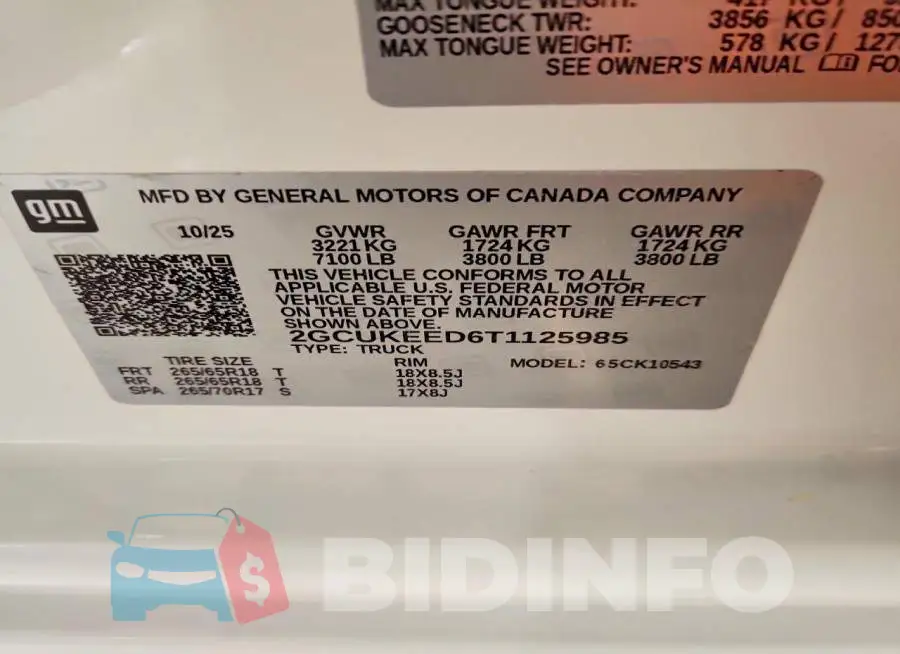 2GCUKEED6T1125985 Photo# 12