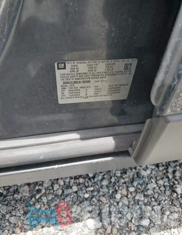 3GNCJLSB3JL195288 Photo# 14