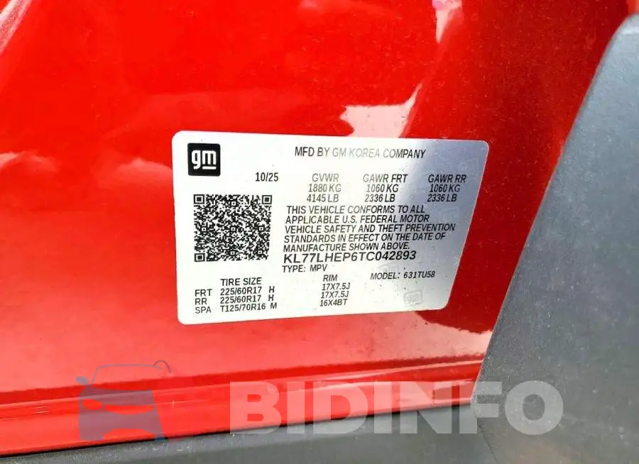 KL77LHEP6TC042893 Photo# 13