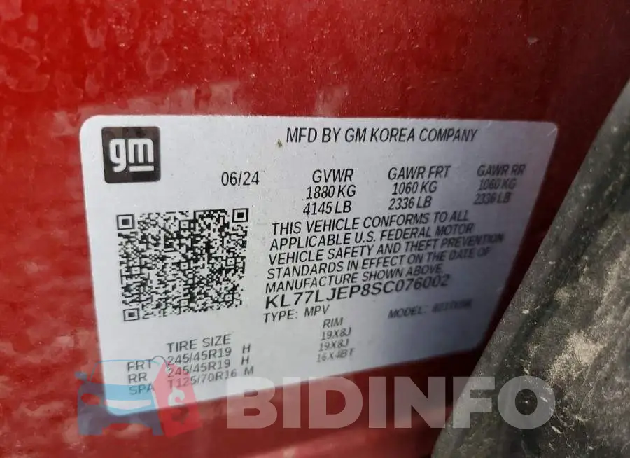 KL77LJEP8SC076002 Photo# 13