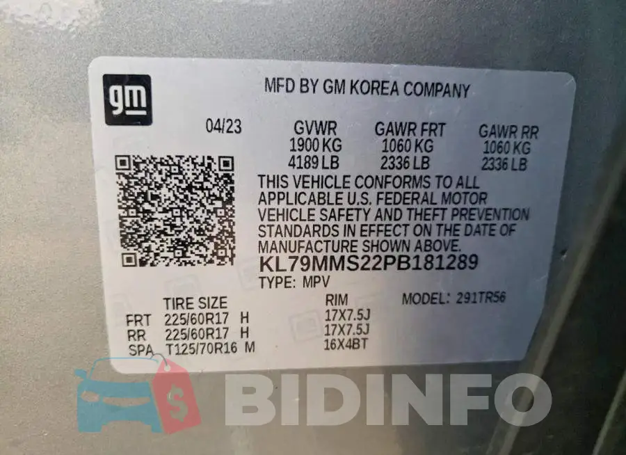 KL79MMS22PB181289 Photo# 13
