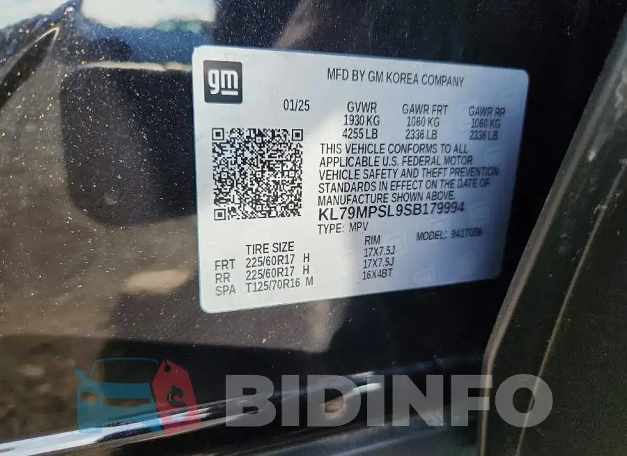KL79MPSL9SB179994 Photo# 12