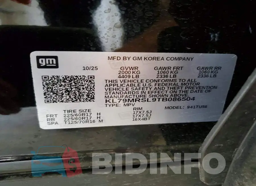 KL79MRSL9TB086504 Photo# 12