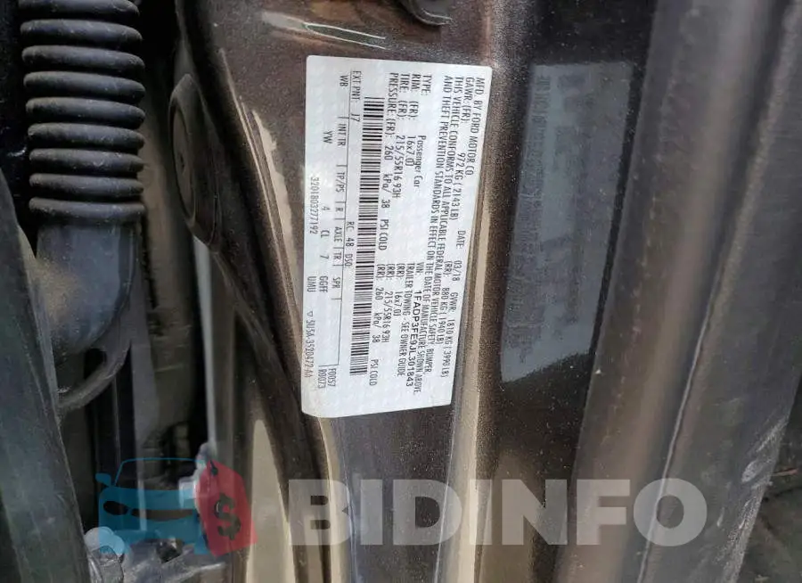 1FADP3FE9JL301843 Photo# 12
