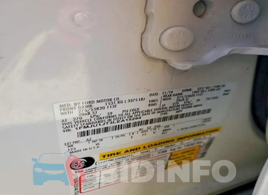 1FMJU1JT3LEA15294 Photo# 13