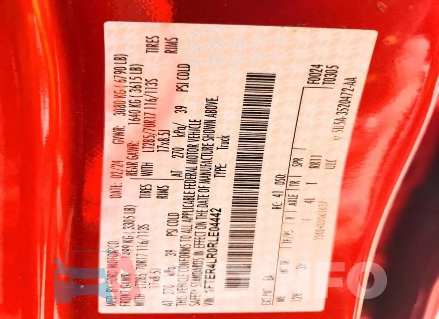 1FTER4LR0RLE04442 Photo# 12