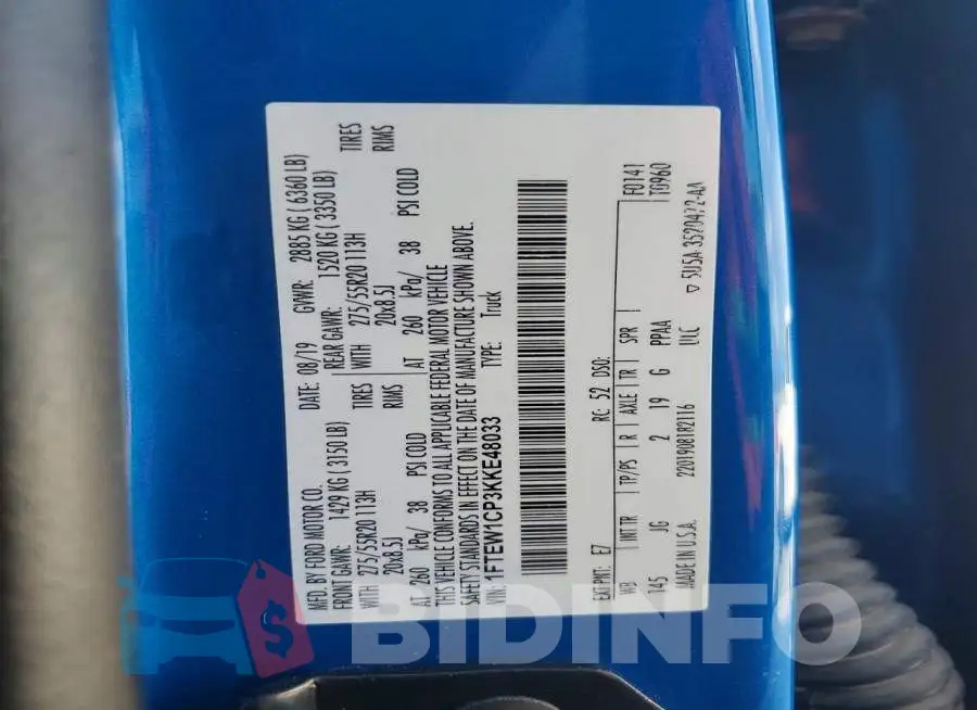 1FTEW1CP3KKE48033 Photo# 12