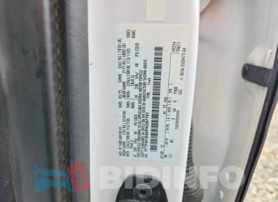 1FTFW1E86PKD97791 Photo# 12