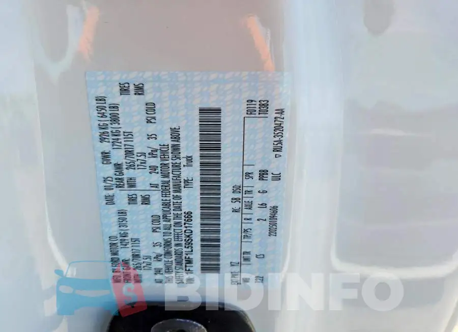 1FTMF1L59SKD17666 Photo# 12