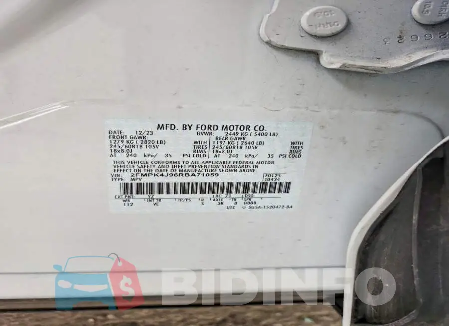 2FMPK4J96RBA71059 Photo# 13