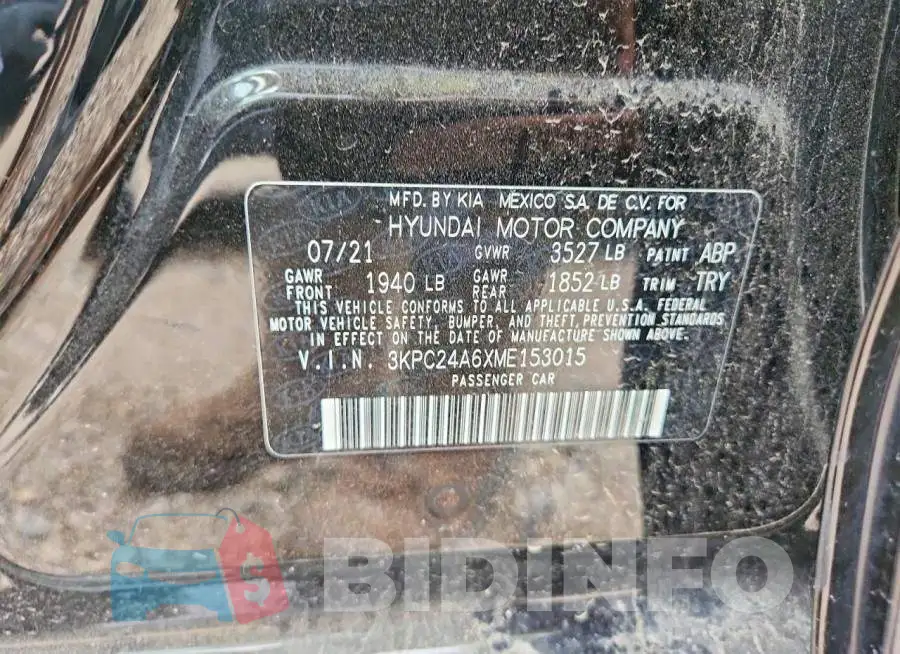3KPC24A6XME153015 Photo# 13
