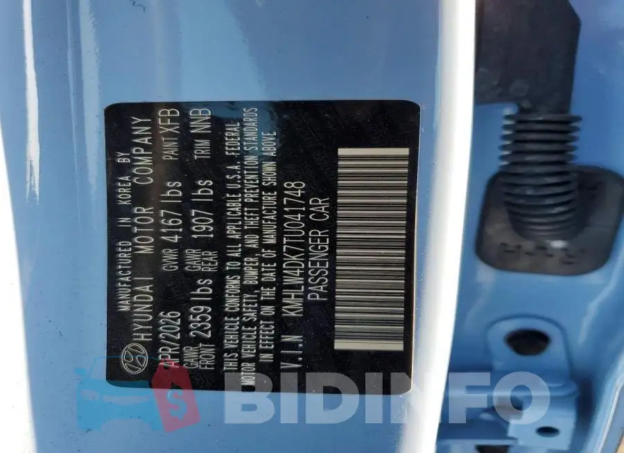 KMHLW4DK7TU041748 Photo# 12