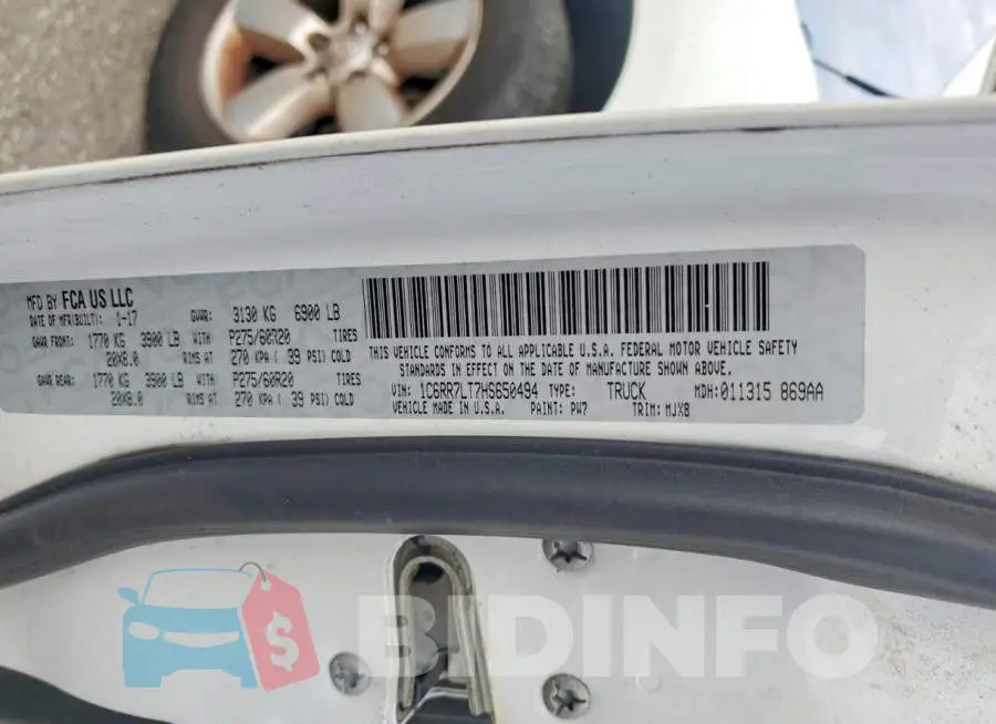 1C6RR7LT7HS650494 Photo# 12