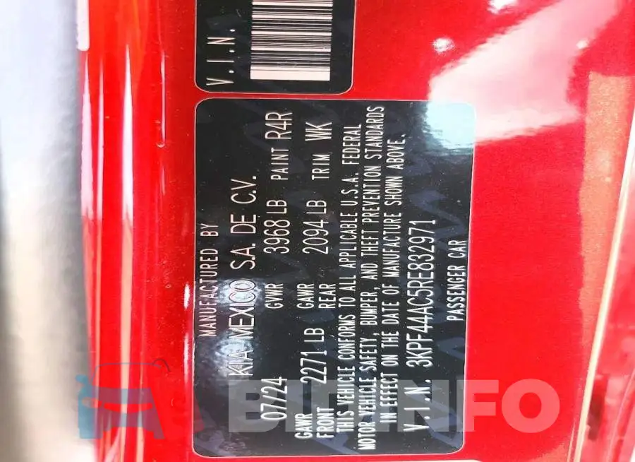 3KPF44AC5RE832971 Photo# 13