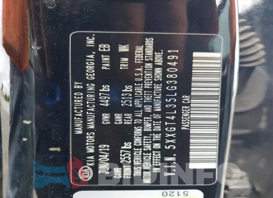 5XXGT4L35LG380491 Photo# 13