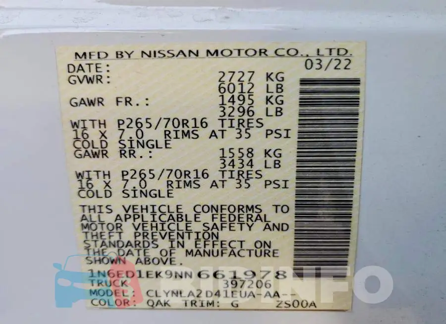 1N6ED1EK9NN661978 Photo# 12