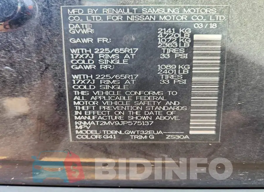 KNMAT2MV9JP575137 Photo# 12