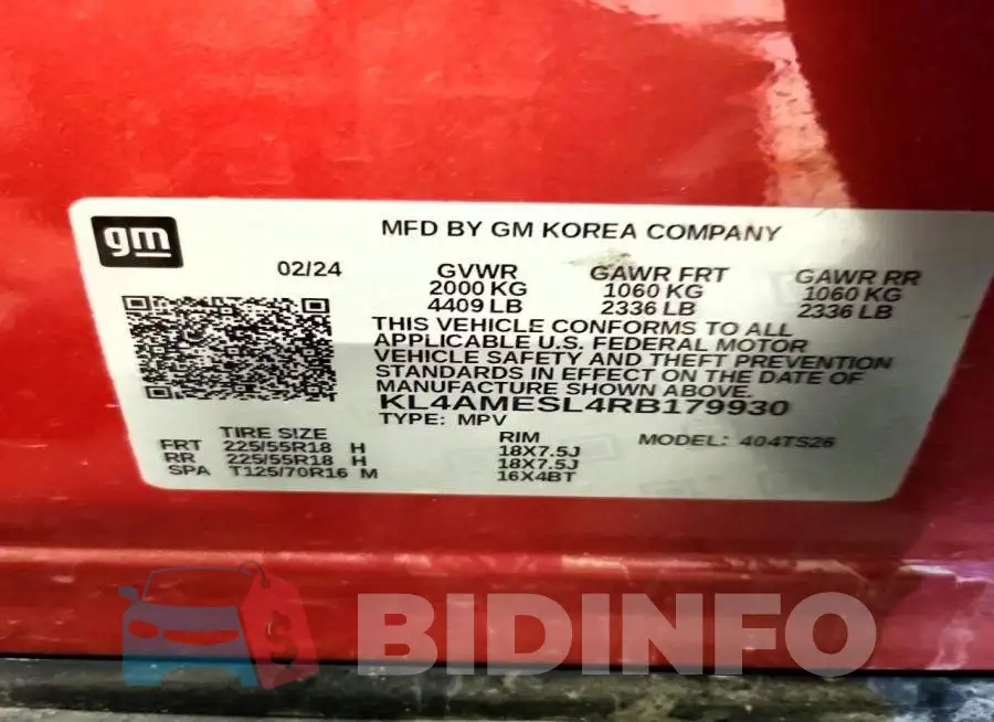 KL4AMESL4RB179930 Photo# 13