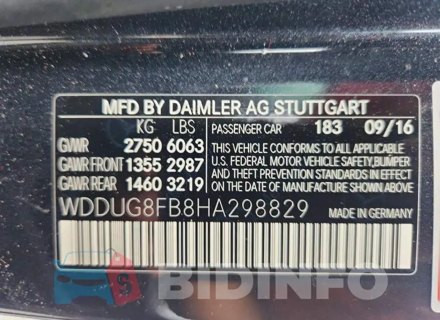 WDDUG8FB8HA298829 Photo# 13