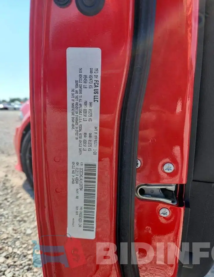 2C3CDXGJ4LH120784 Photo# 12