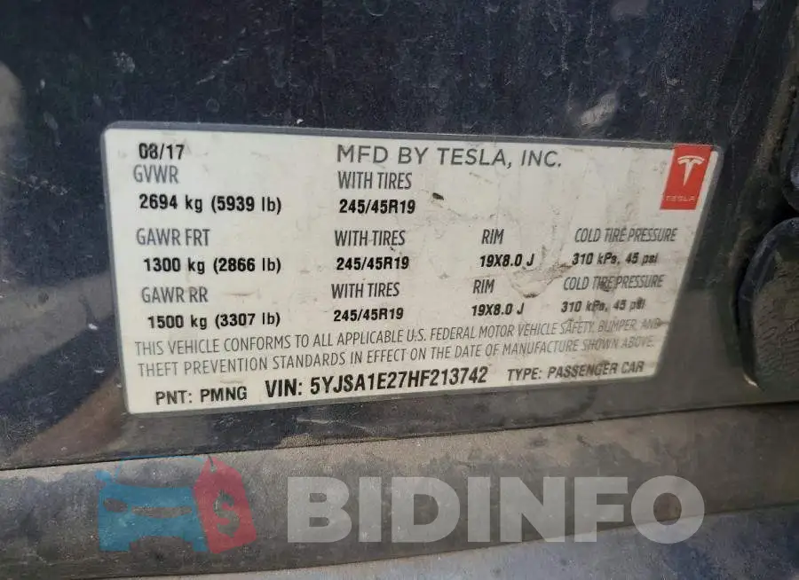 5YJSA1E27HF213742 Photo# 12