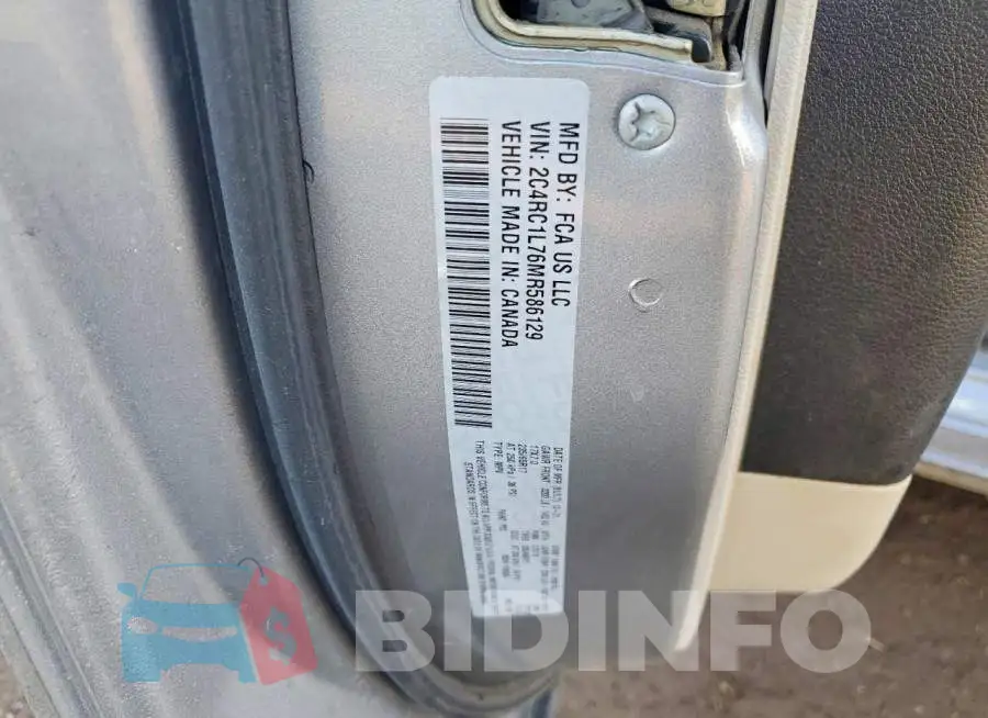 2C4RC1L76MR586129 Photo# 12