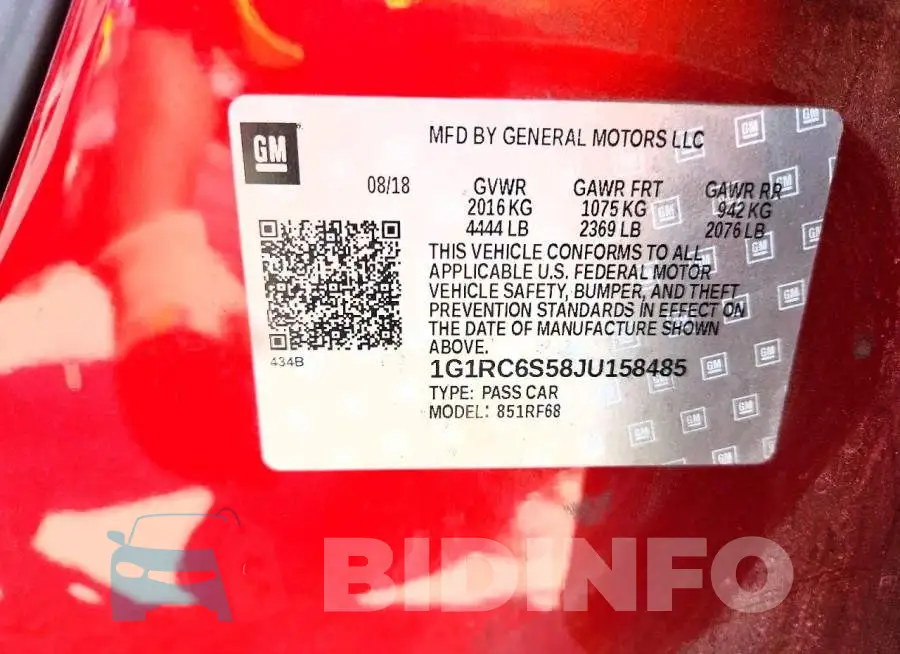 1G1RC6S58JU158485 Photo# 12