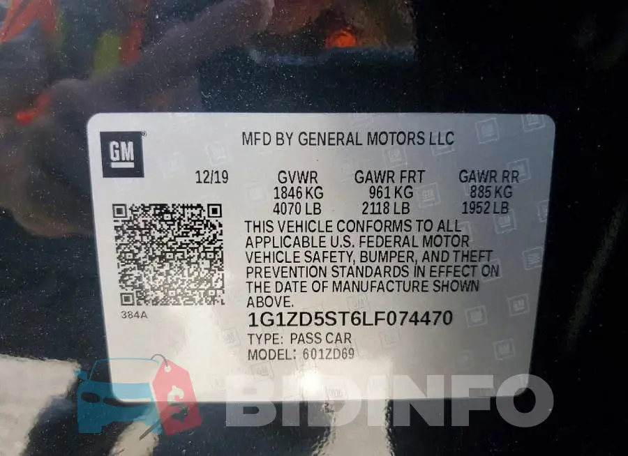 1G1ZD5ST6LF074470 Photo# 12