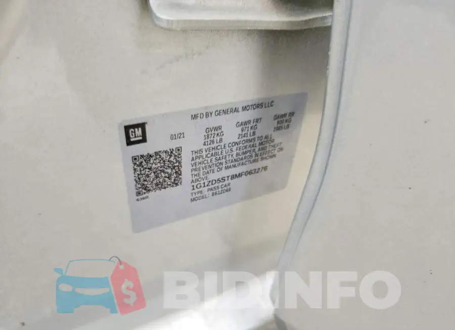 1G1ZD5ST8MF063276 Photo# 12